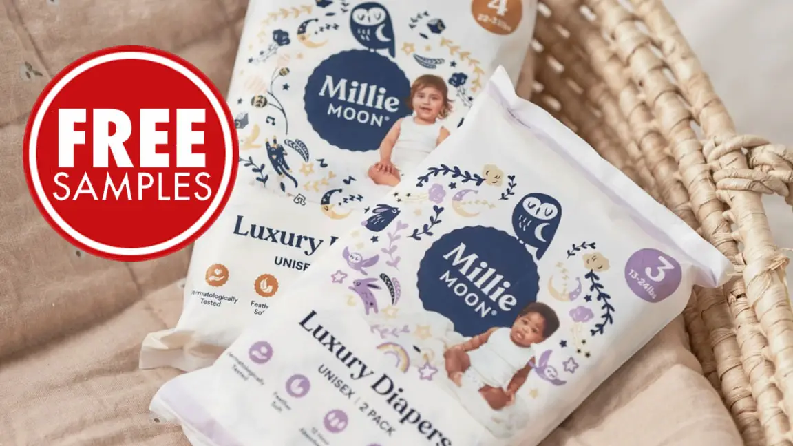 Today you can request your FREE Millie Moon Diaper Sample Pack. Millie Moon believes your little one deserves the very best which is why, for a limited time they are giving you the opportunity to sample their luxury diapers for free. Simply fill out the details to request a 2-diaper sample pack.