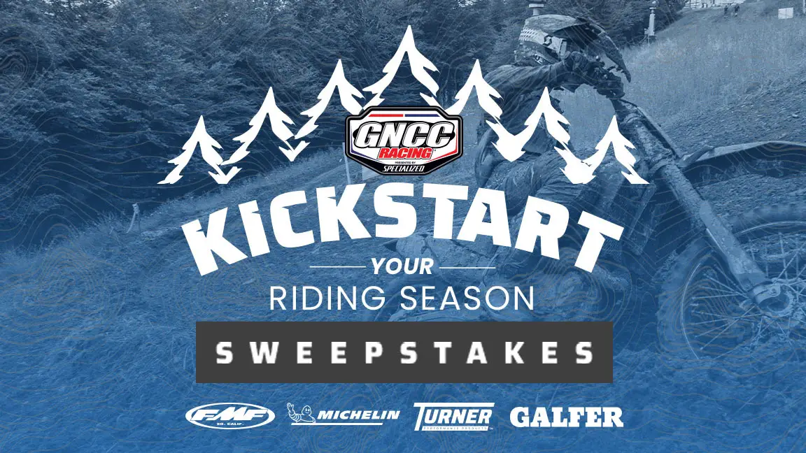 MotoSport GNCC Racing Kickstart Your Riding Season Sweepstakes (Weekly Winners)