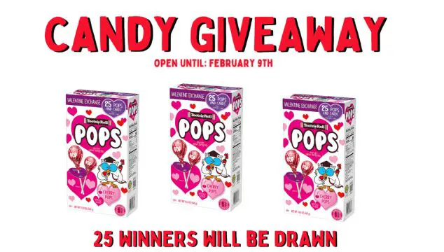 Tootsie Roll Valentines Candy Giveaway (25 Winners)