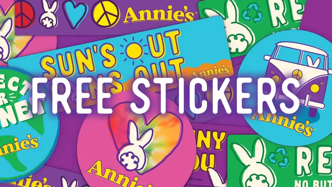 FREE Annie’s Homegrown Stickers