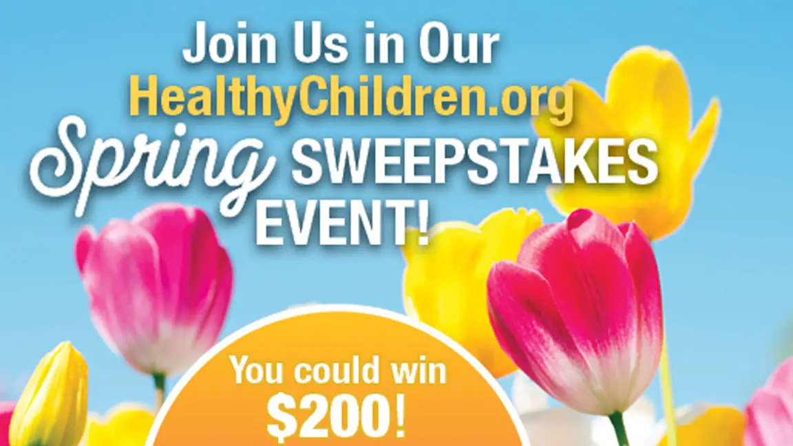 HealthyChildren.org Spring Sweepstakes (Daily Cash Winners)