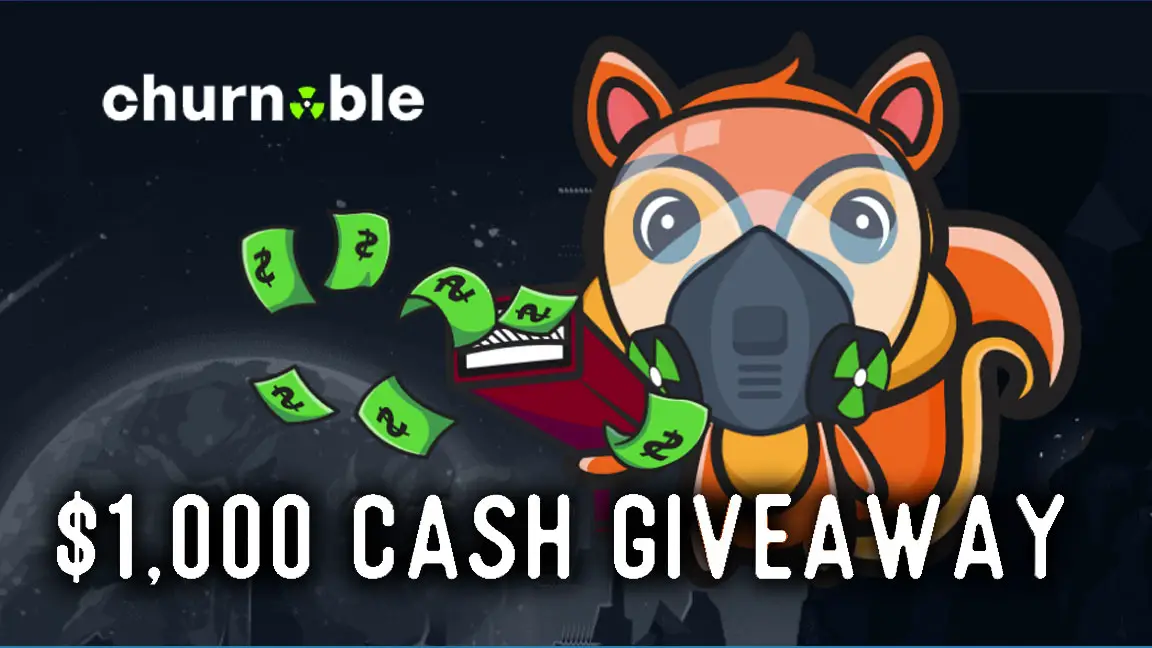 $1,000 Cash Giveaway + Lifetime 4-Player Access to Churnoble (25 Winners)