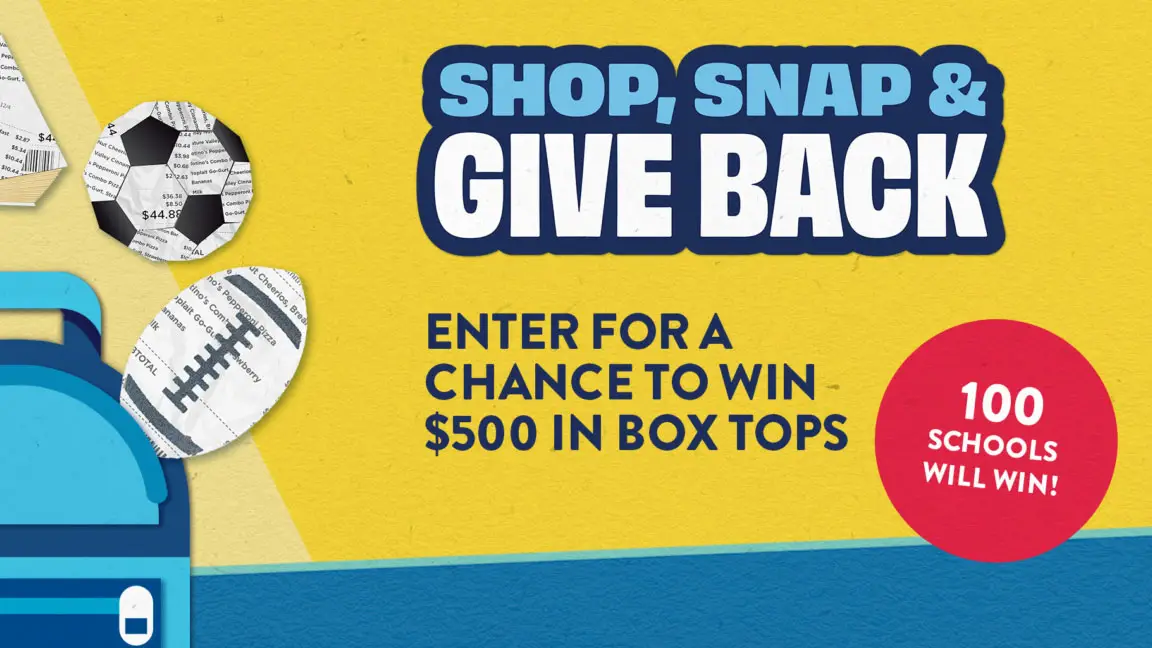 Time is running out — enter now! Scan your receipts from now through 2/28 for a chance to win an extra $500 in Box Tops to help your school buy the supplies it needs.