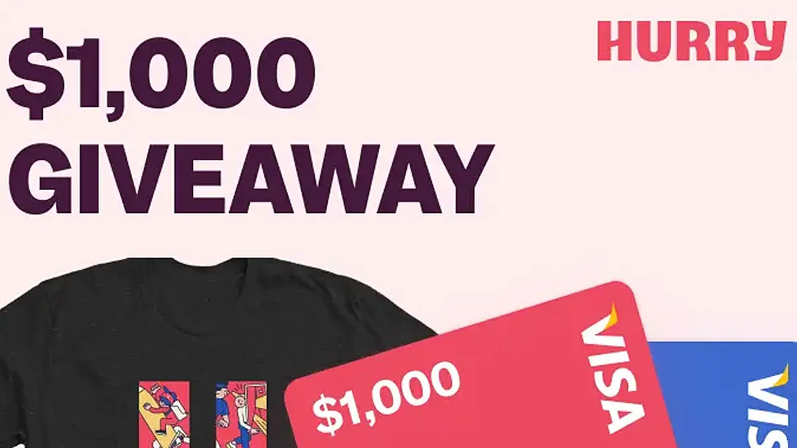 Win up to $1,000 in March from Hurry!