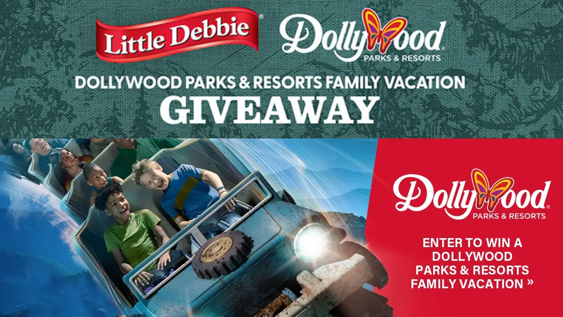 Enter for your chance to win in the Dollywood Family Vacation Giveaway! Twenty (20) winners will have the chance to win an exclusive Dollywood Family vacation. Dollywood is a one-of-a-kind family-friendly destination that boasts that there is truly something for everyone once you enter through the welcome gates