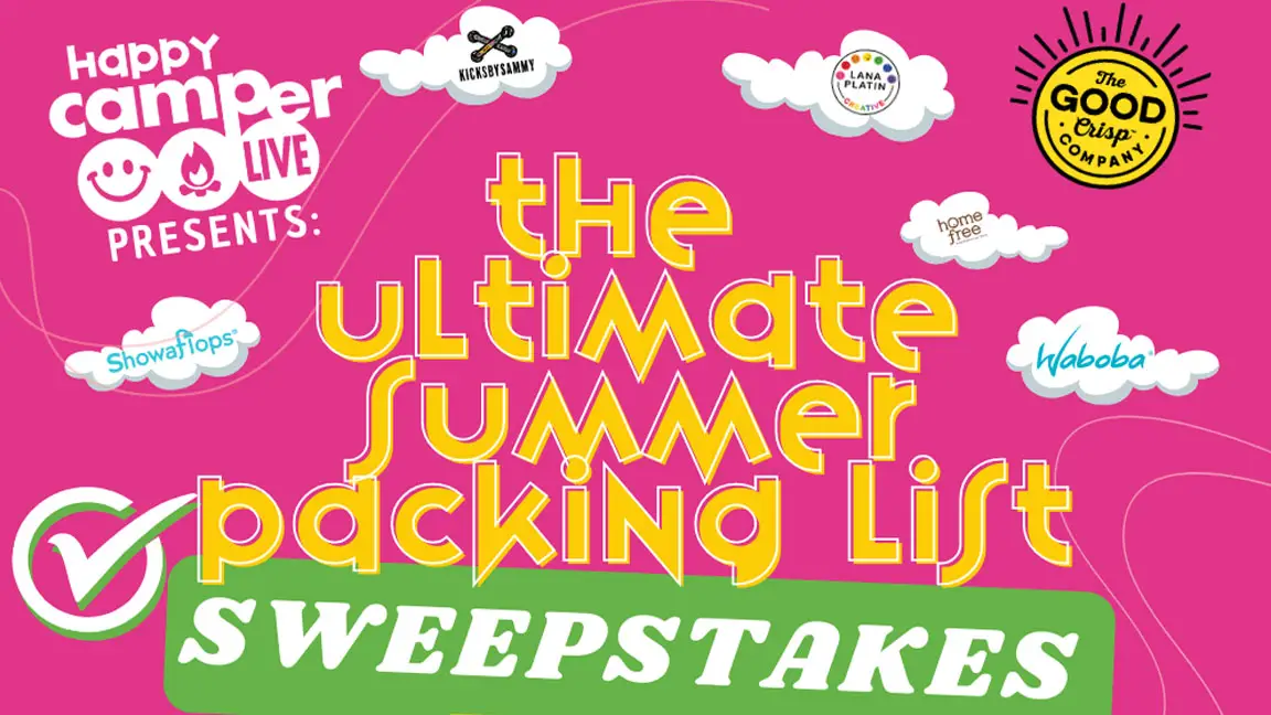 Happy Camper is giving away prizes from their Ultimate Summer Packing List! Enter now to win 1 of 10 prizes and a one year subscription to Happy Camper Live!