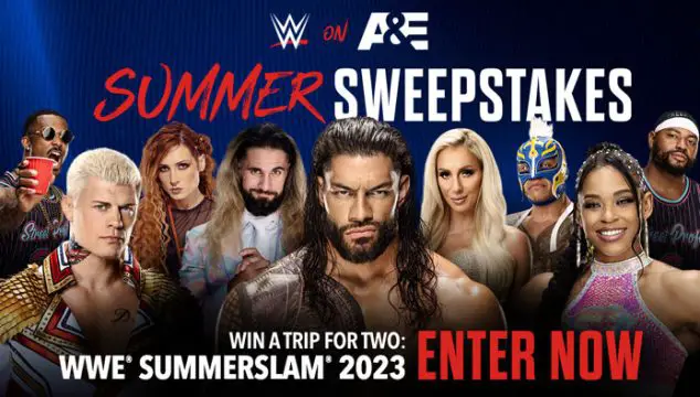 Win a Trip to WWE on AE Summer Summer Slam Event
