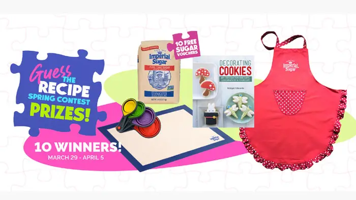 Enter for your chance to win a Imperial Sugar/Dixie Crystals prize pack. Spring has finally arrived! What better way to celebrate than with some delicious homemade treats? Baking is a wonderful way to bring families together, revisit cherished family traditions, and make some memories along the way.  