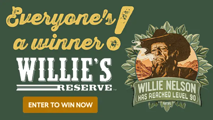 Win Gifts From Willie Nelson's 90th Birthday Sweepstakes