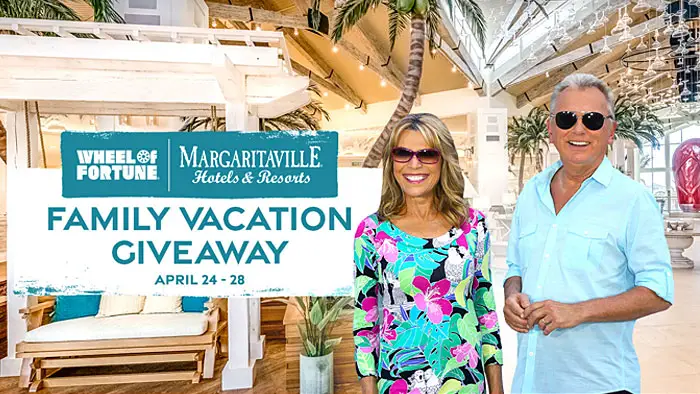 Wheel of Fortune Margaritaville Resorts Family Vacation Giveaway
