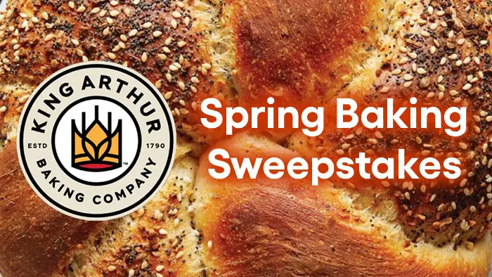 Spring is here and King Arthur Baking Company has the sunniest prize pack of the season for you to win! Now through May 21, simply fill out the entry form and you'll be entered to win a $500 King Arthur gift card, plus: