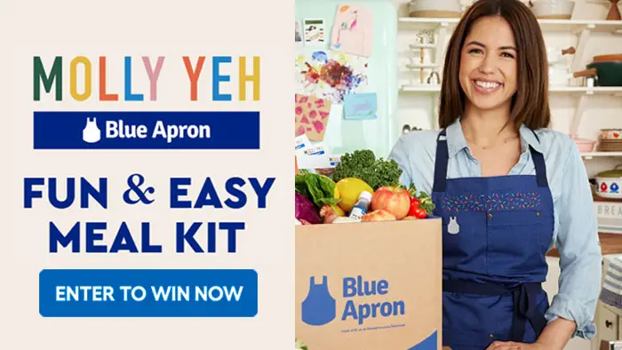 Blue Apron x Molly Yeh Sprinkle Apron Sweepstakes