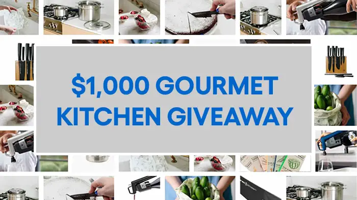 $1,000 Rigby Home Gourmet Kitchen Giveaway