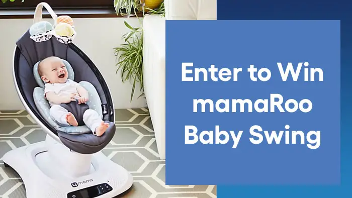 Enter for your chance to win a mamaRoo Baby Swing from 4moms.