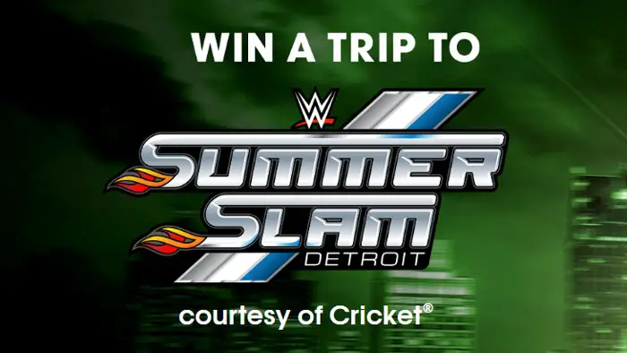 Enter for your chance to win a trip for two to WWE Summerslam this August from Cricket Wireless. SummerSlam is a pro wrestling pay-per-view and livestreaming event. Dubbed "The Biggest Party of the Summer", it is considered WWE's second biggest event of the year behind their flagship event, WrestleMania.