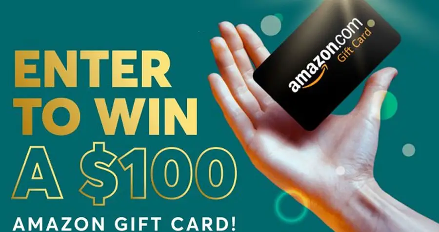 Enter to win a $100 Amazon gift card