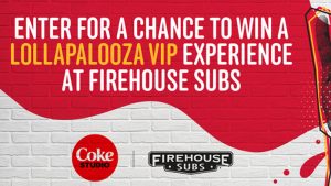 Enter the Coca-Cola Music Magic Sweepstakes and you could win a VIP trip for 2 to Lollapalooza which includes 2 VIP 4-day tickets, travel, and hotel accommodations - brought to you by Coca-Cola®.