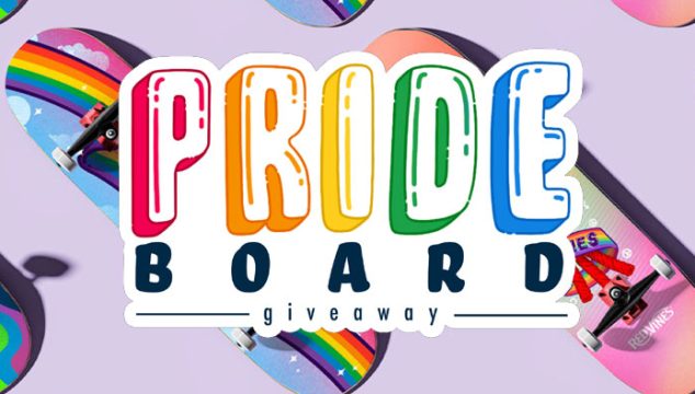American Licorice Red Vines Pride Skate Sweepstakes (105 Prizes)