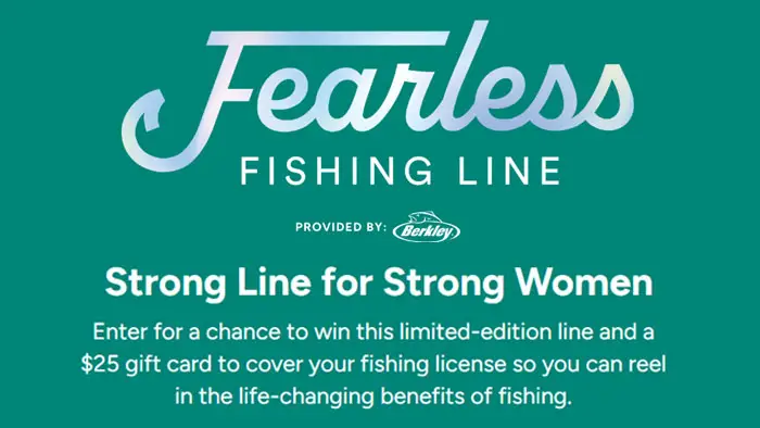 TMF Take Me Fishing Fearless Fishing Line Sweepstakes (500 Winners)