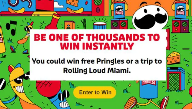 Pringles Summer of Music Instant Win Game
