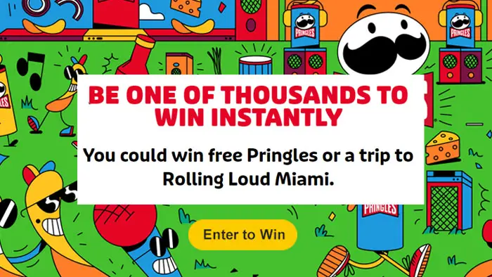 Pringles Summer of Music Instant Win Game