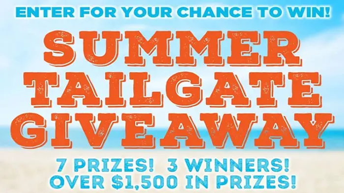 Enter for your chance to win in Tailgater Magazine's Summer Tailgate Giveaway. Three winners will randomly be picked for over $1500 prize packages including chairs, grills, Bug Bite Things, & travel bags