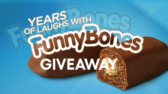 Enter for your chance to win in the Drake's®️ Cake 62 Years of Laughs Giveaway! Twenty (20) winners will have the chance to win a Drake's Cake Funny Bones®️ Packs featuring a branded t-shirt and Funny Bones! Winners will be notified by the email provided at time of entry. 