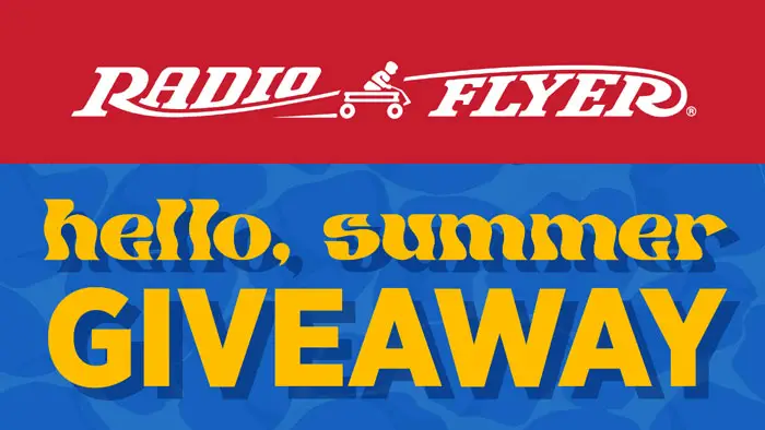 Radio Flyer is giving away a product every day during the Hello, Summer Giveaway Sweepstakes. Each entry is only for that day, so be sure to come back every day until July 31st to enter for your chance to win!