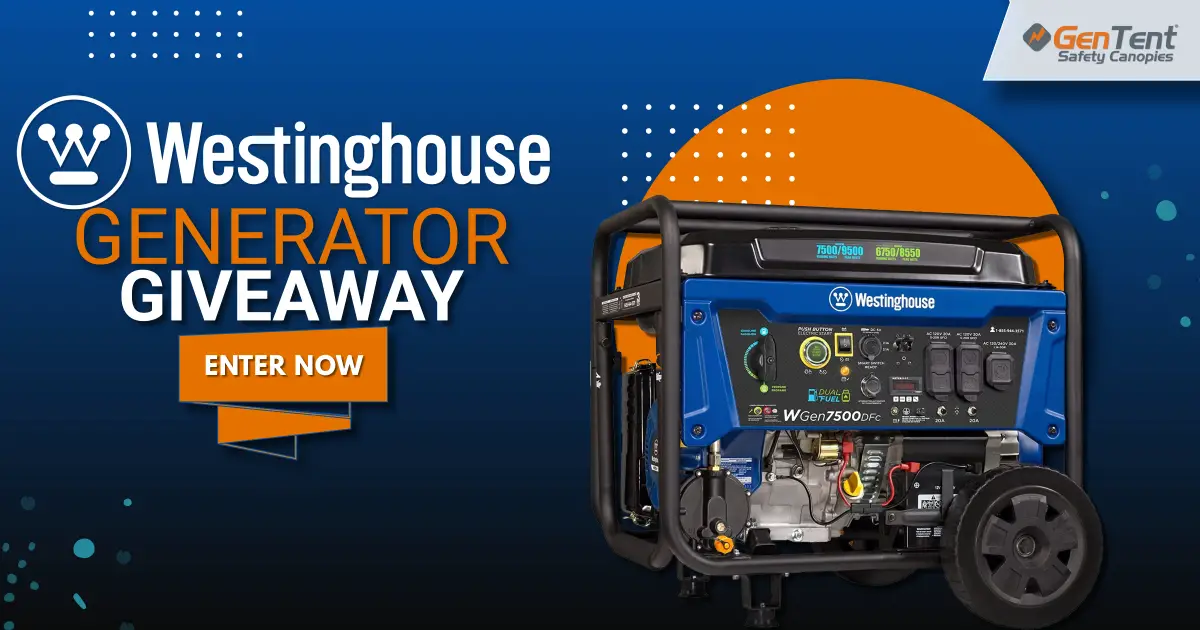 Win a Westinghouse wGen7500DFc Generator +GenTent