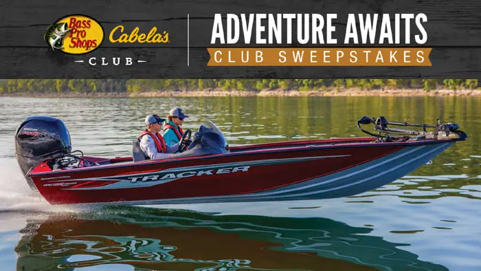 Enter the Bass Pro Shops and Cabela’s Club Adventure Awaits Sweepstakes for your chance to win great prizes including a 2023 Toyota Sequoia Limited 4x2 i-Force MAX Hybrid with tow package and other great prizes. Winners drawn monthly through September.