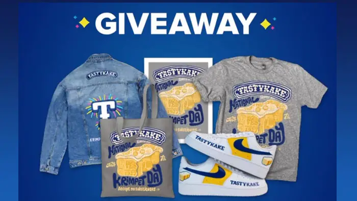 Grab your Krimpets because it’s National Krimpet Day™! To celebrate, Tastykake is giving away one-of-a-kind merch created by Philly-based artists