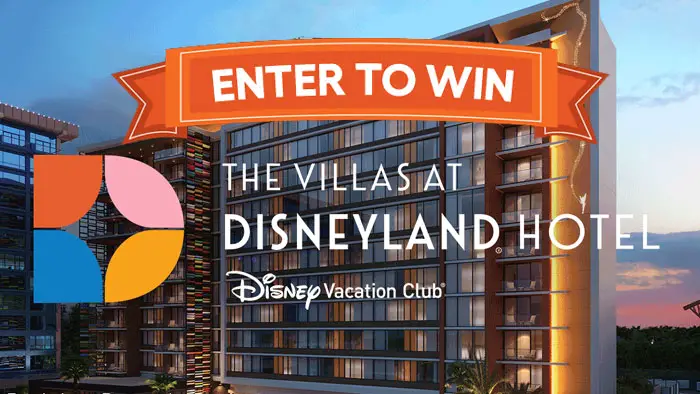 Watch A Stay Inspired: Unlocking Creativity at The Villas at Disneyland® Hotel for your chance to win a five-night stay at the newest Disney Vacation Club® Resort in California! Projected to open Fall, The Villas at Disneyland® Hotel is the perfect place to start your family’s vacation story.