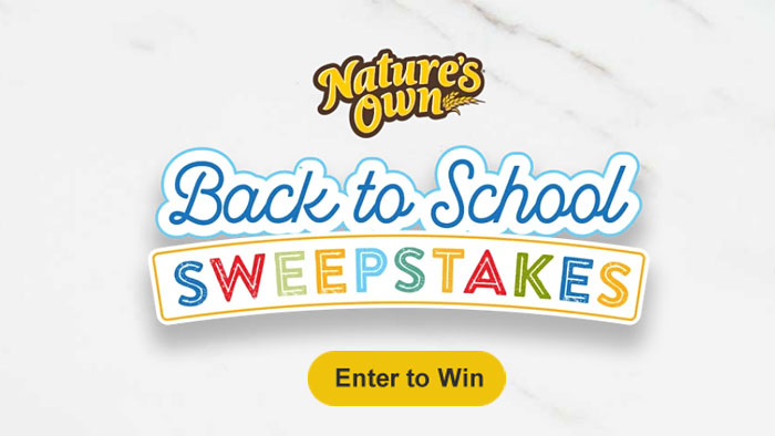 Start the school year off right with the help of Nature's Own®. Enter for a chance to win everything you need for the classroom and more with their ultimate back-to-school prize package that includes $1,000 gift cards and free Bread for a year!