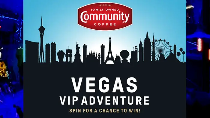 Enter for a chance to win flights, a stay at Resorts World® and tickets to the final weekend of the 2023 Wrangler National Finals Rodeo for you and a guest. Entries can also earn instant prizes like Community Coffee branded gear, ice chests and promo codes for communitycoffee.com orders.