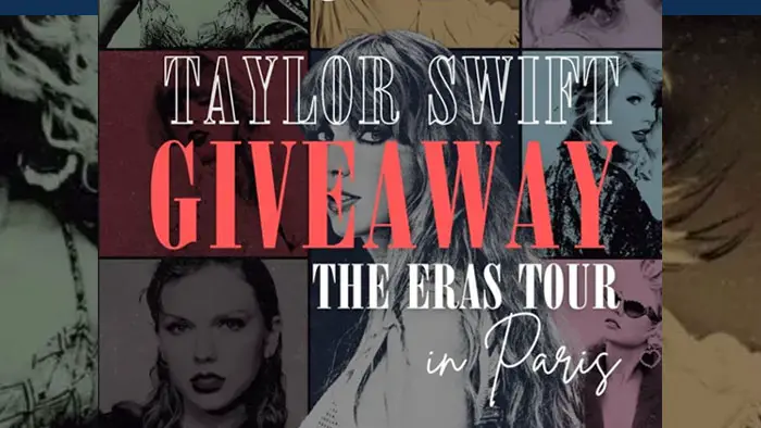 Flights From Home Taylor Swift Eras Tour in Paris Sweepstakes