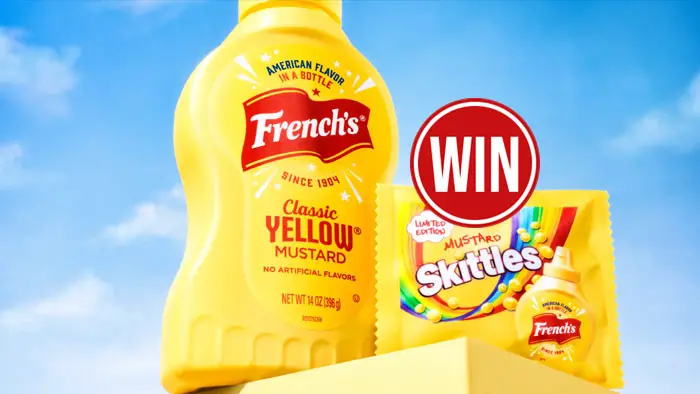 This National Mustard Day, McCormicks created a confectionary classic that lives at the intersection of condiment and candy: Mustard SKITTLES®. French's Mustard added their own flavorful shade of yellow to this fun-sized staple, crafting a sweet and savory treat that’s sure to tang up your taste buds. 