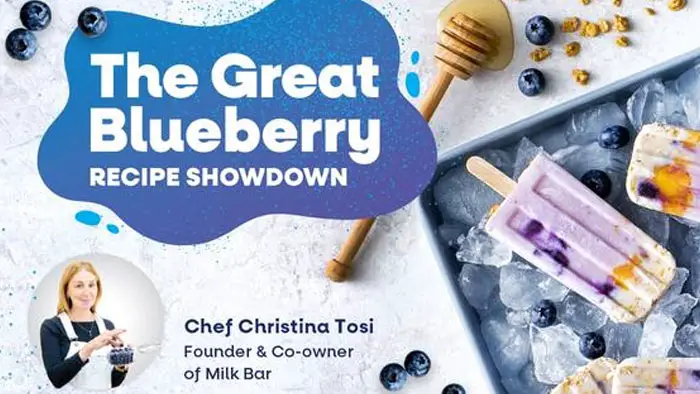 Submit your best original blueberry recipe for the chance to win $10,000 and other prizes in the The Great Blueberry Recipe Showdown Contest. You can only enter this contest once, so make it count! You could win one of several prizes, including the grand prize of $10,000 and the opportunity for a trip to NYC to meet Milk Bar’s Christina Tosi and tour the flagship Milk Bar bakery!