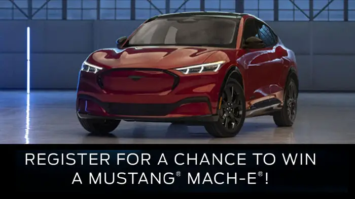 Win a Ford Mustang Mach-E Premium SUV AWD