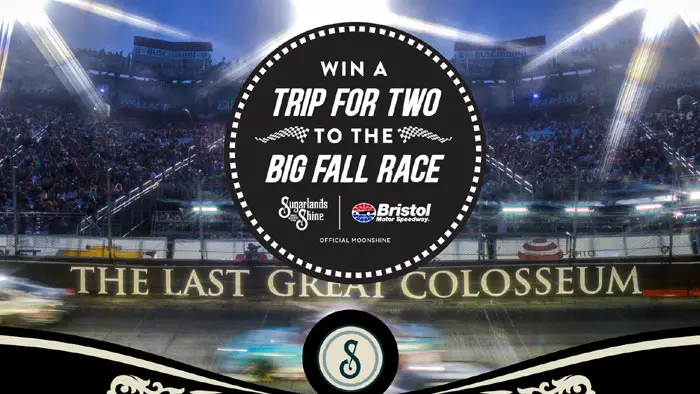 Enter for your chance to win a trip for two to the Big Fall Race in Bristol, Tennessee on September 16th. You could be there live in person for a chance to see the action under the lights at The Last Great Colosseum. Come join us to be a part of one of the most popular races in NASCAR.