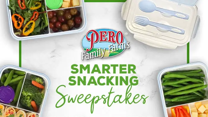 Just in time for Back to School, Pero Family Farms is hosting a giveaway to help freshen up your lunches with a chance to win a limited edition Pero Family Farms Lunch Box and FREE fresh veggies.