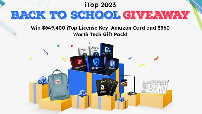 iTop Back to School Instant Win Game