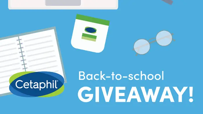 Enter the Cetaphil Back To School Sweepstakes now and you could be 1 of 20 who will win a Beauty Essentials plus PLUS $500 in cash! Get ready for back to school with a Cetaphil product giveaway!