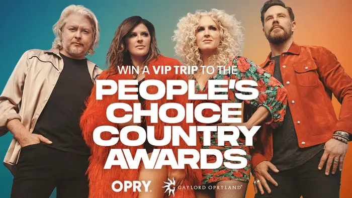 Opry Entertainment Win a VIP Trip To People’s Choice Country Awards Sweepstakes