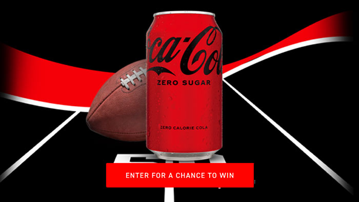 SWEETIES PICK! Coca-Cola US National Retail Football Instant Win Game (61,322 Prizes)