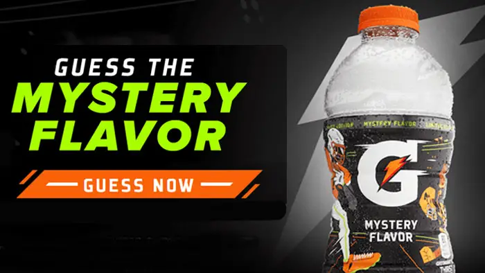 Gatorade Mystery Flavor Instant Win Game and Contest (9,100 Prizes)