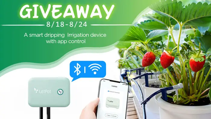LetPot Smart Dripping Irrigation Device Giveaway