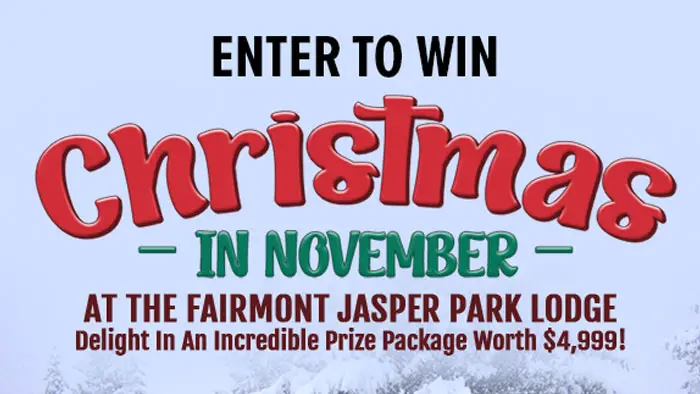 Win Fairmont Jasper Park Lodge's Grandest of Holidays Getaway