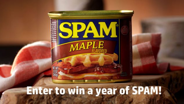 SPAM First Day of Fall Sweepstakes - Win a Year of SPAM Products!