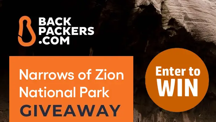 Enter the Hiking the Narrows of Zion National Park Giveaway for your chance to win prizes from 7 incredible brands to give you gear fit for hiking the Narrows of Zion National Park! Win over $1,800 in prizes! There will be five winners. 