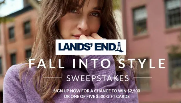 Lands’ End Fall Into Style $2,500 Cash Sweepstakes